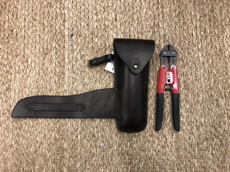 Wire Cutter and Case Brown Left