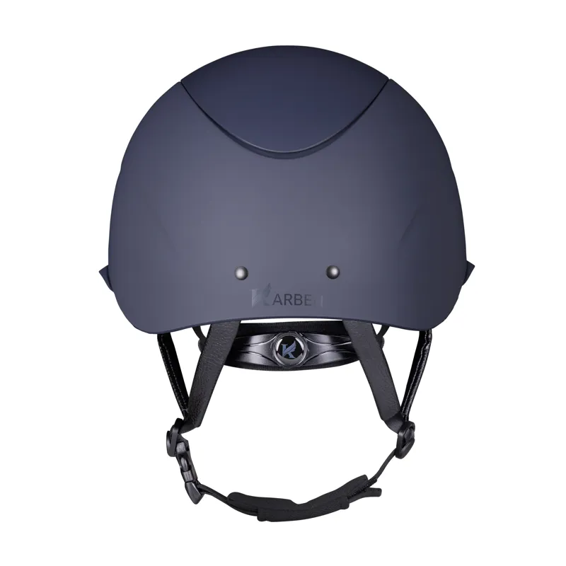 Karben Elisa Ellipse Wide Peak Riding Hat - Navy/ Rose Gold-2