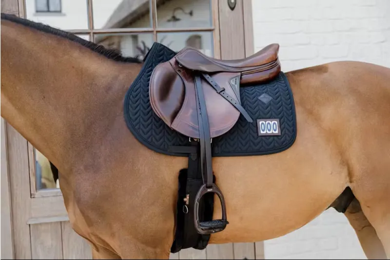 Kentucky Saddle Pad Fishbone Competiton W 2 Numbers Show Jumping-3
