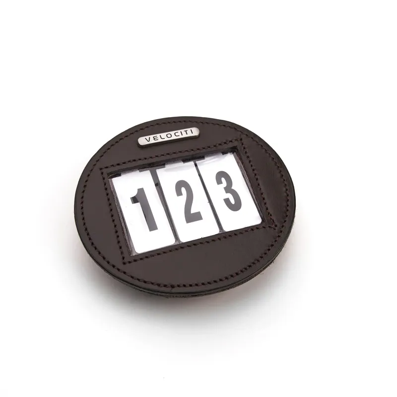 Velociti Bridle Number Holder HAVANA