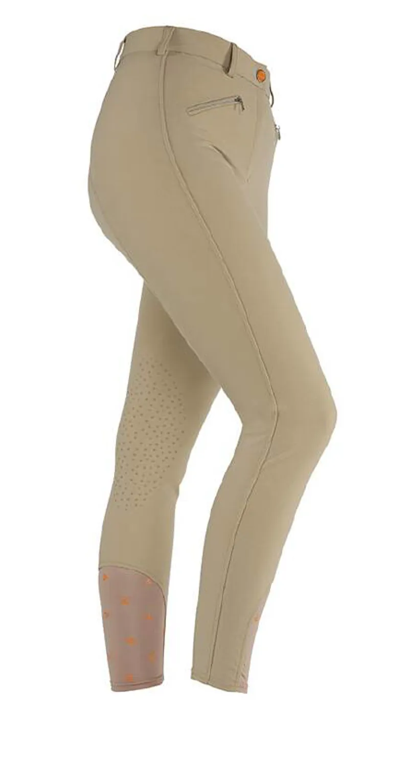 Aubrion Thompson Womens Breeches in Beige