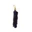 MJ Equine Nylon Leadrope - Two Tone - Black and Purple