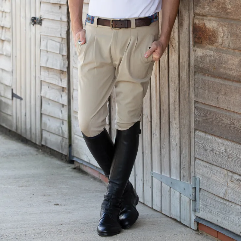 Equetech Men's Kingham Breeches in Beige-1