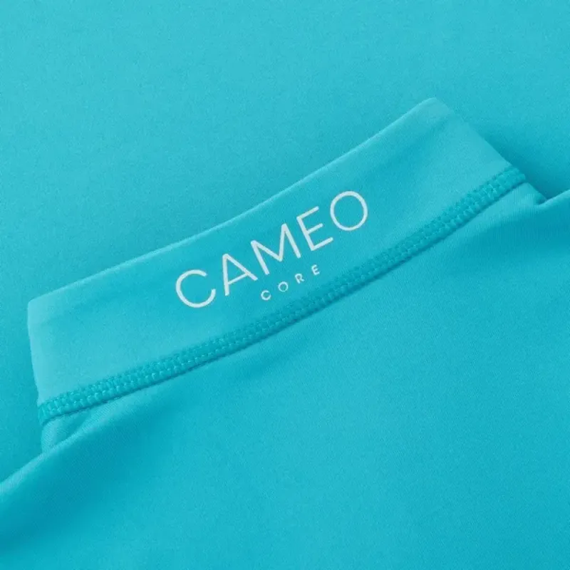 Cameo Junior Core Baselayer - Teal Blue-1