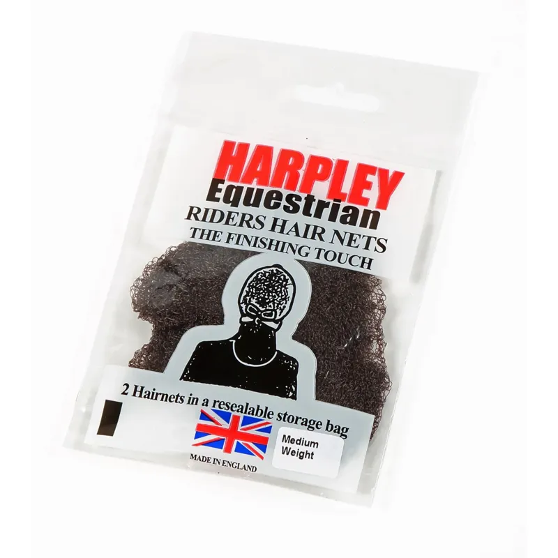 Harpley Hairnets Standard Weight Dark Brown  