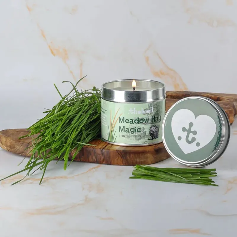 Hy Equestrian Thelwell Collection Candle - Meadow Hay Magic 250ml-1