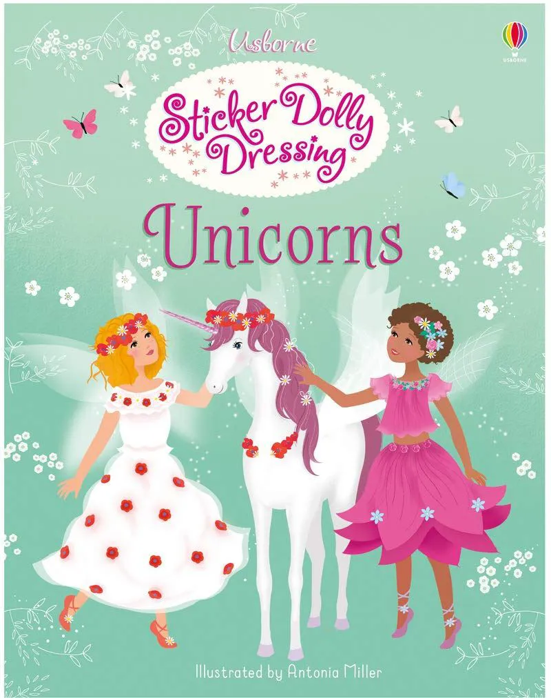 Sticker Dolly Dressing: Unicorns
