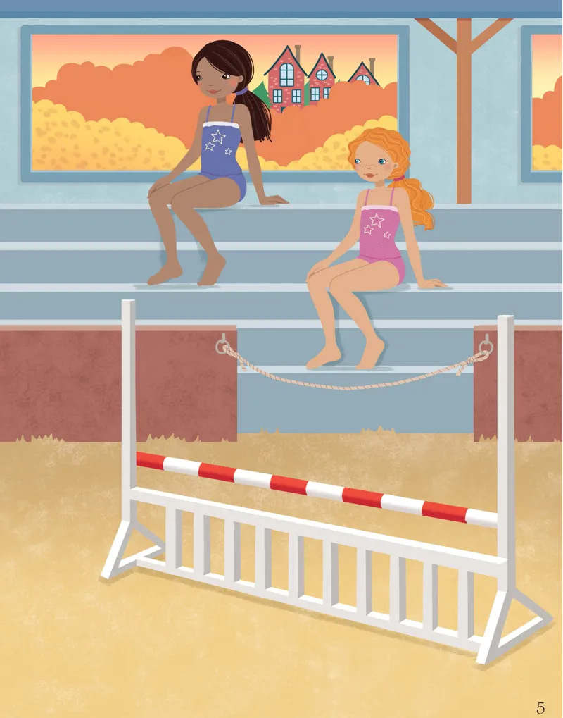 Sticker Dolly Dressing: Horse Show/At The Stables-4