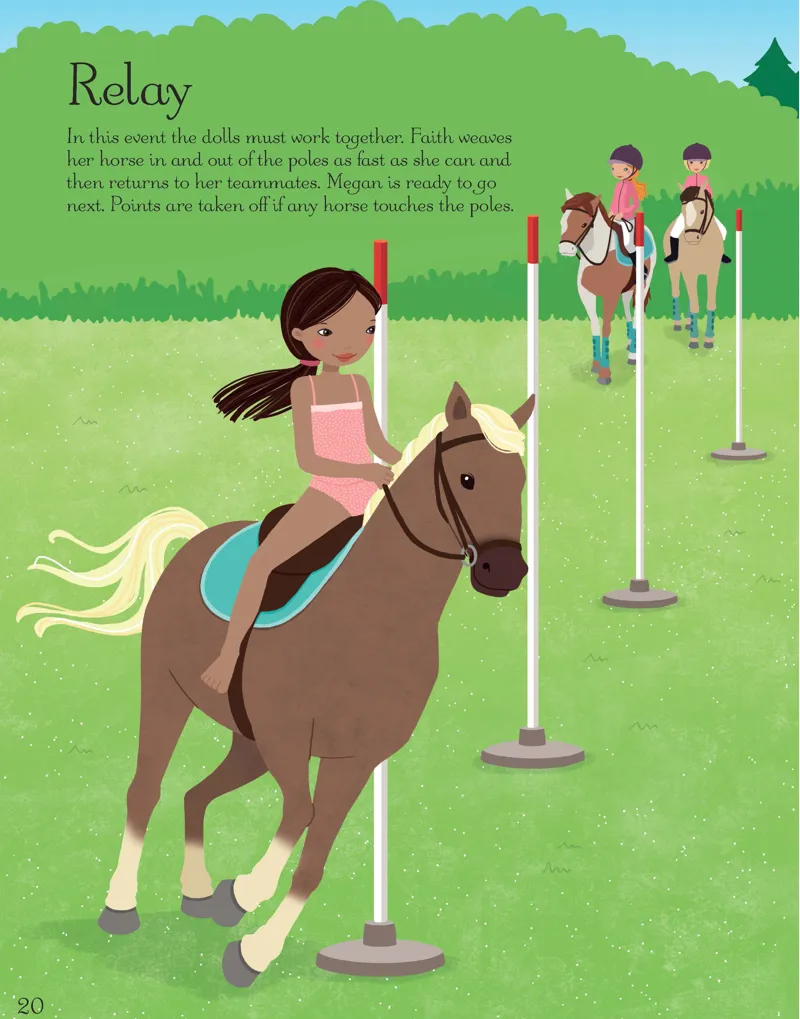 Sticker Dolly Dressing: Horse Show/At The Stables-5