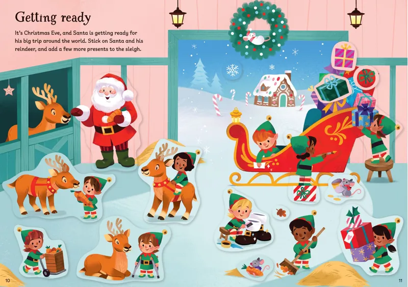 Sparkly Santa Sticker Book-2