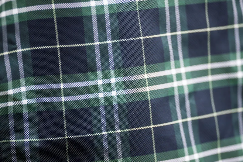 Horsewear Rhino Plus Turnout 250g VL - Hunter Check Green Navy-4