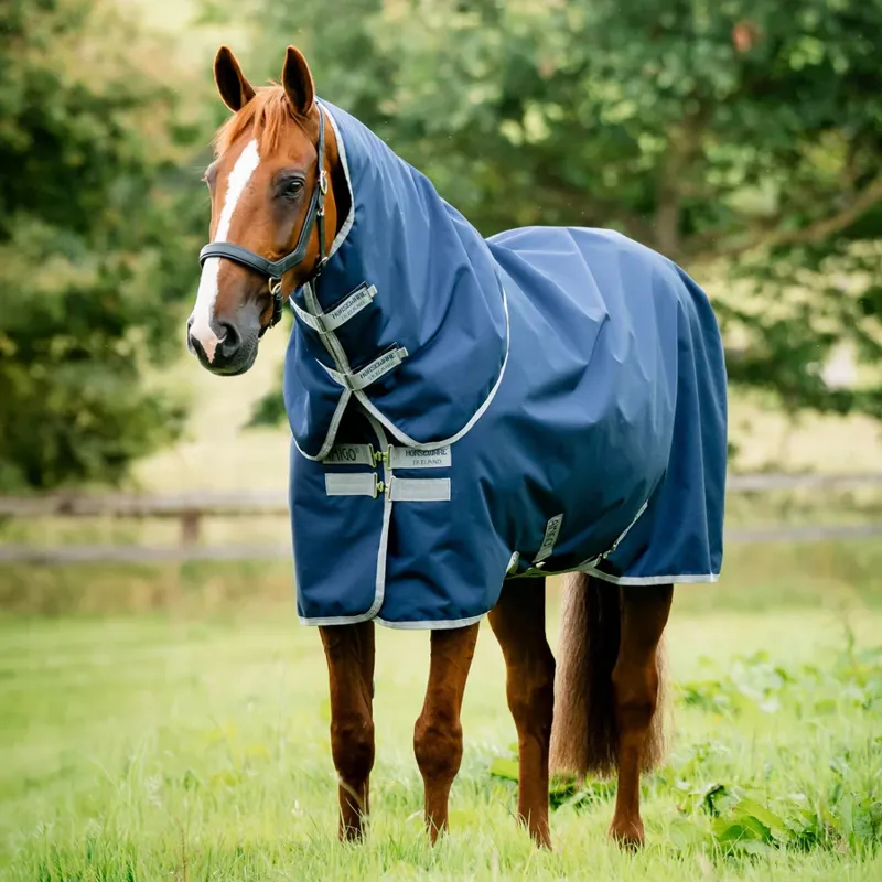Amigo Ripstop 900 Plus 200g Turnout Rug - Navy/Titanium Grey