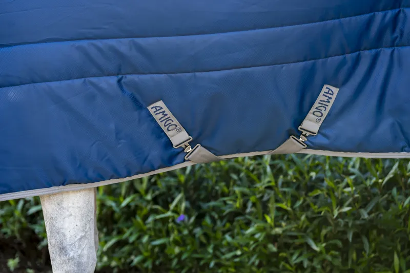 Amigo Ripstop Insulator Plus Stable Rug 200g - Navy/Titanium Grey-1