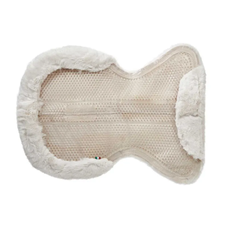 Acavallo Gel Half Pad with Sheepskin - Clear -1