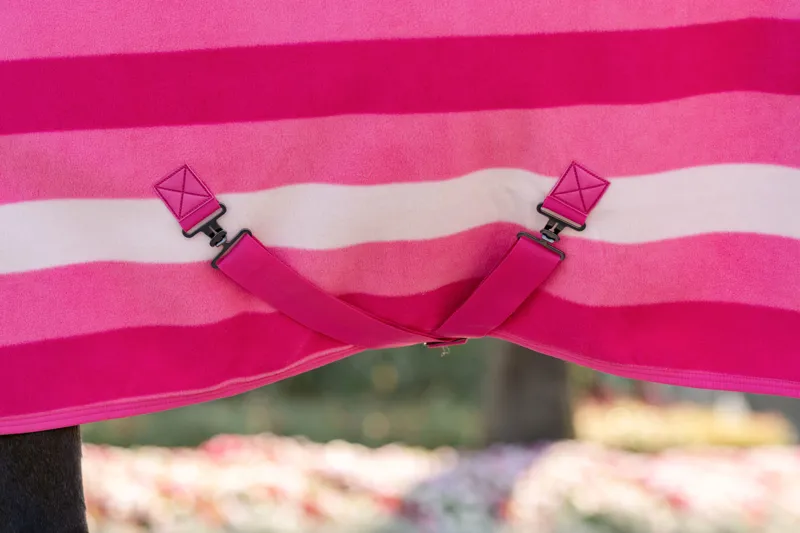 Horseware Newmarket Pony Fleece Cooler - Witney Pink-2