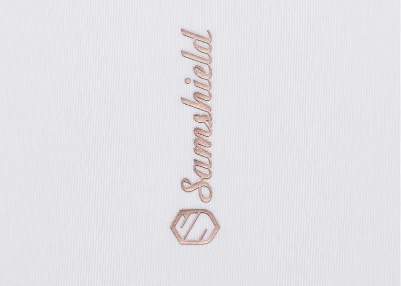 Samsheild Aloise Short Sleeve Shirt White/Rose Gold-2