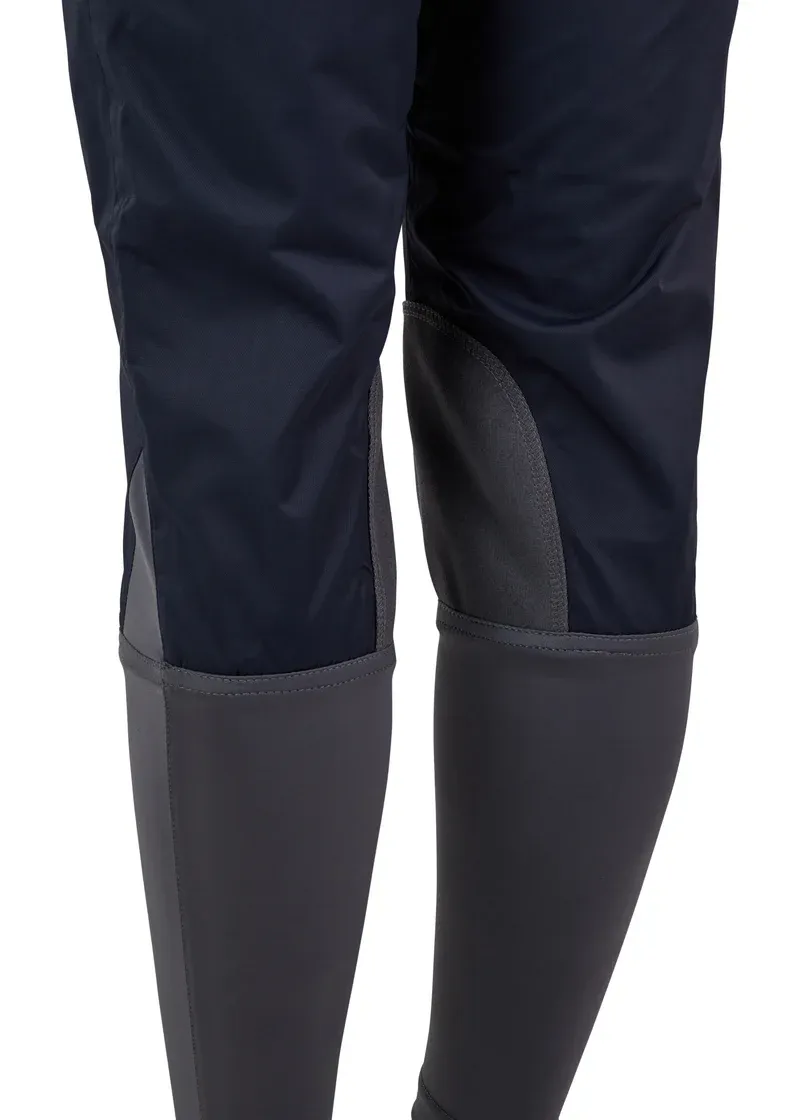 PC Racewear Adults Weatherproof Breeches - Navy and Grey-2