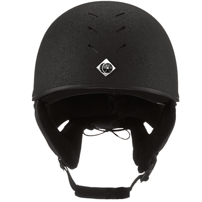 Charles Owen APM 11 Jockey Helmet Black-2