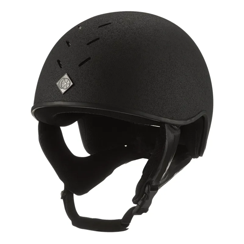 Charles Owen APM 11 Jockey Helmet Black