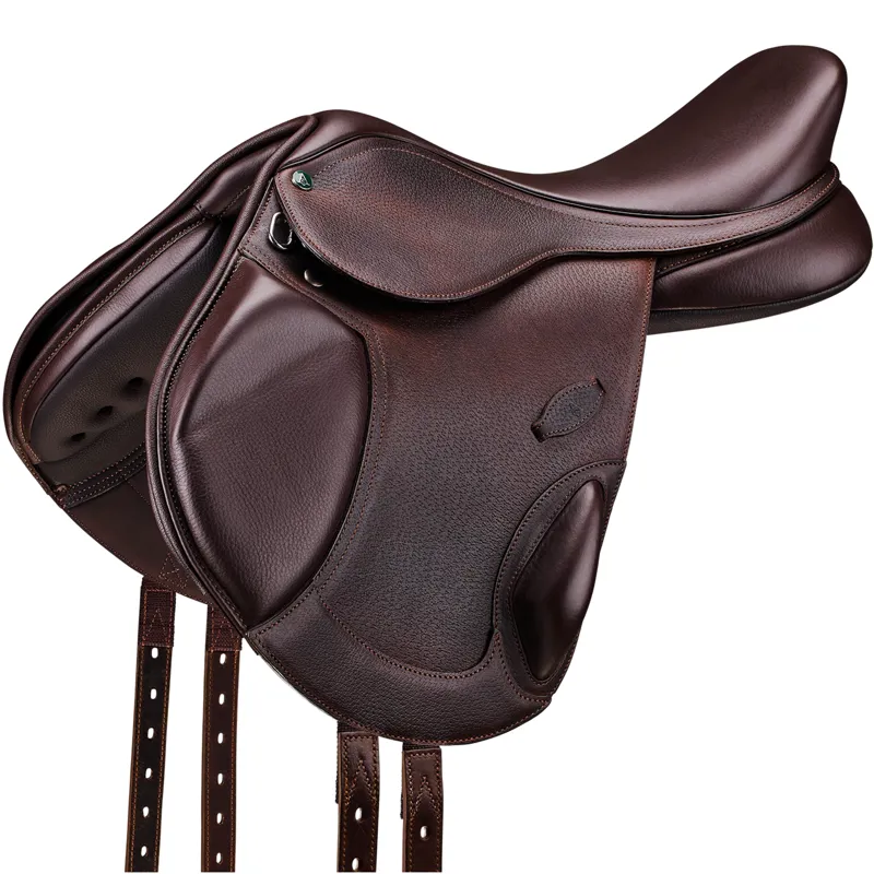 Arena Pony Monoflap Jump Saddle - Brown