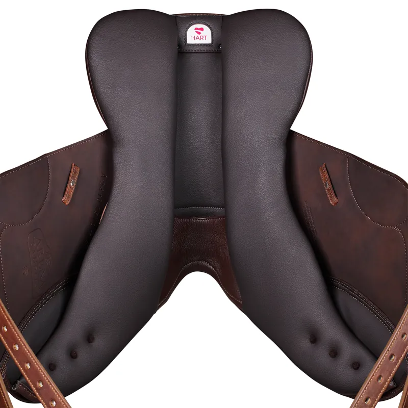 Arena Pony Monoflap Jump Saddle - Brown-4