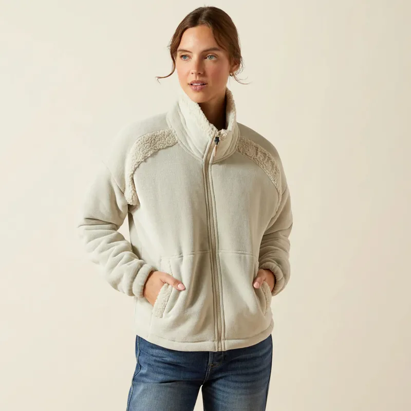 Ariat Womens Lafayette Full Zip - Pelican