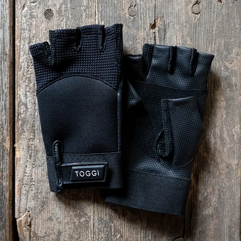 Toggi Fingerless Ascot Riding Glove - Black