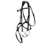 Henry James Grackle Bridle with Flexure Curve Headpiece - Black