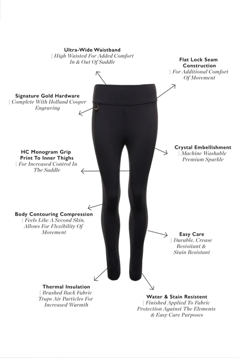 Beauford Legging - Black -1