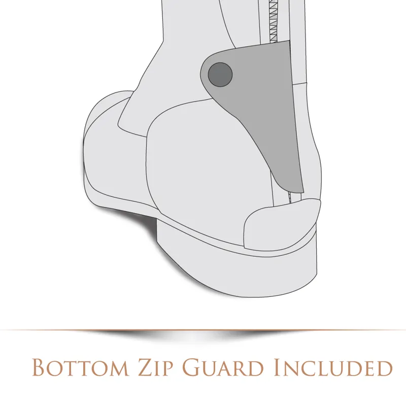 DeNiro Salentino Laced Tall Riding Boot - Quick Brown/ Ice Bronzo-3