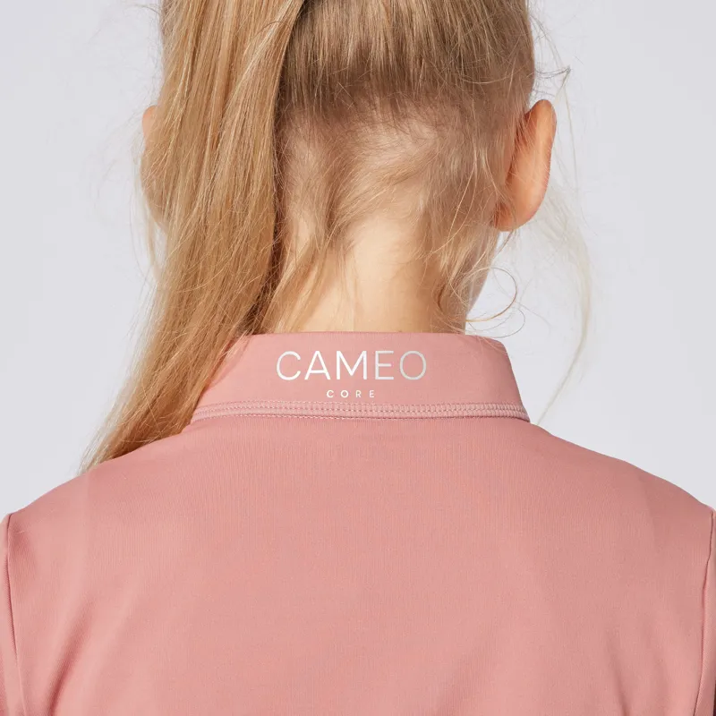 Cameo Junior Core Short Sleeve Baselayer - Dusky Pink-2