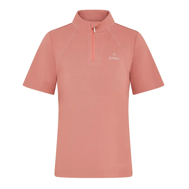 Cameo Junior Core Short Sleeve Baselayer - Dusky Pink