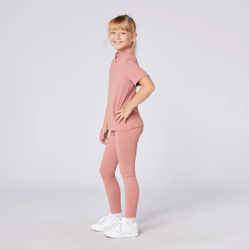 Cameo Junior Core Tights - Dusky Pink-1