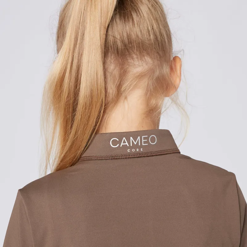 Cameo Junior Core Short Sleeve Baselayer - Mocha -2