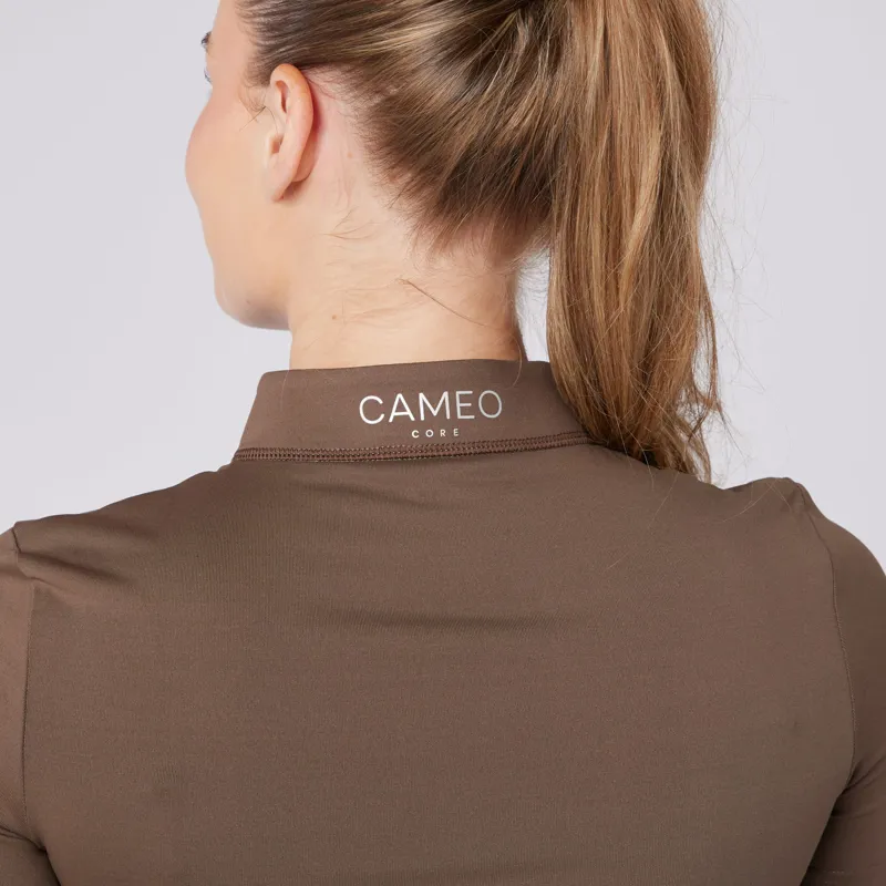 Cameo Short Sleeve Baselayer - Mocha-2