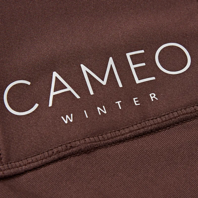 Cameo Junior Winter Riding Tights - Brown-1