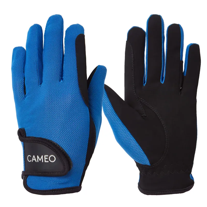 Cameo Junior Performance Riding Glove - Royal Blue