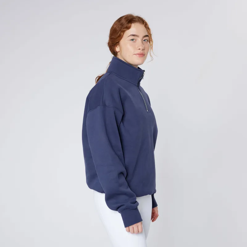 Cameo Mid Layer Sweatshirt - Navy-2
