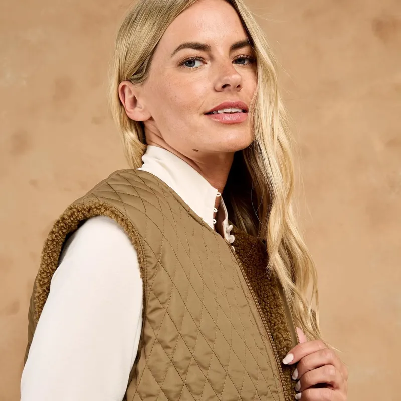 Toggi Carney Reversible Fleece Gilet - Bronze-5