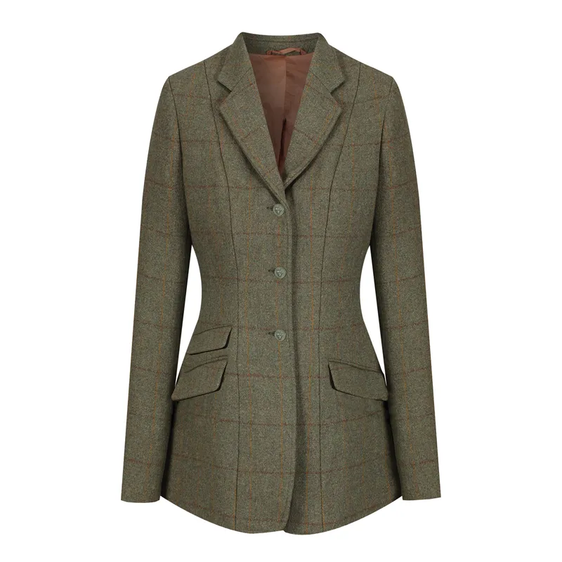 Equetech Claydon Beaufort Tweed Riding Jacket - Green