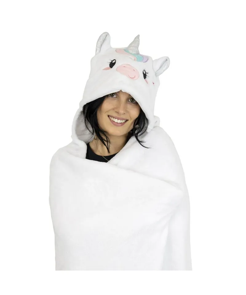 Legami Cosy Hugs Hooded Unicorn Blanket-1