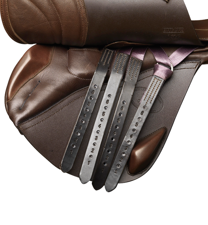 Fairfax Classic Jump Saddle Plain Flap - Brown-2