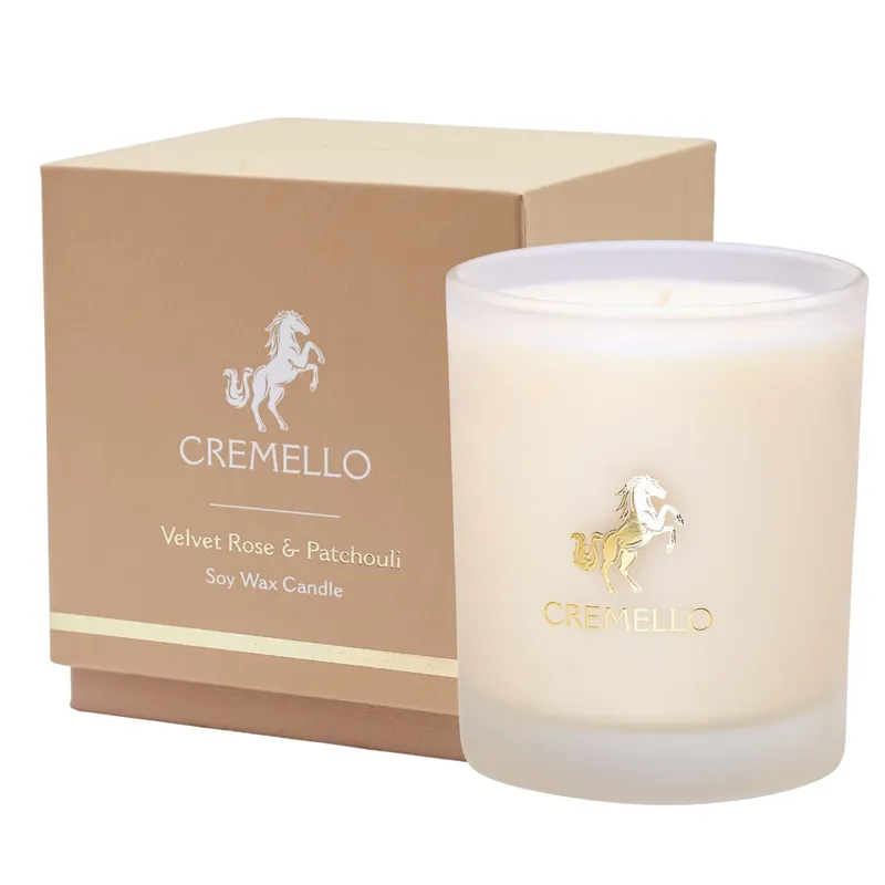 Cremello Velvet Rose and Patchouli Candle - Small 