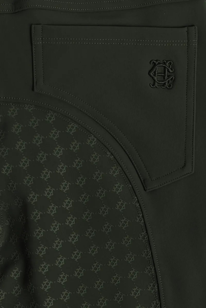 Holland Cooper Cranborne Contour Breeches - Dark Olive-3