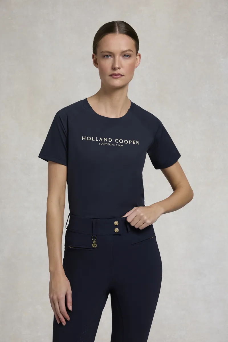 Holland Cooper Chiltern Crew Neck Tee -  Ink Navy