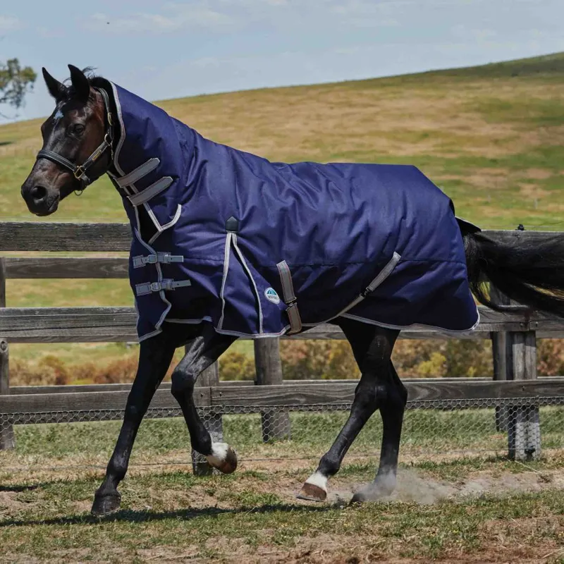 Weatherbeeta ComfiTec Essential Combo Neck Turnout Rug Medium 220g - Navy 