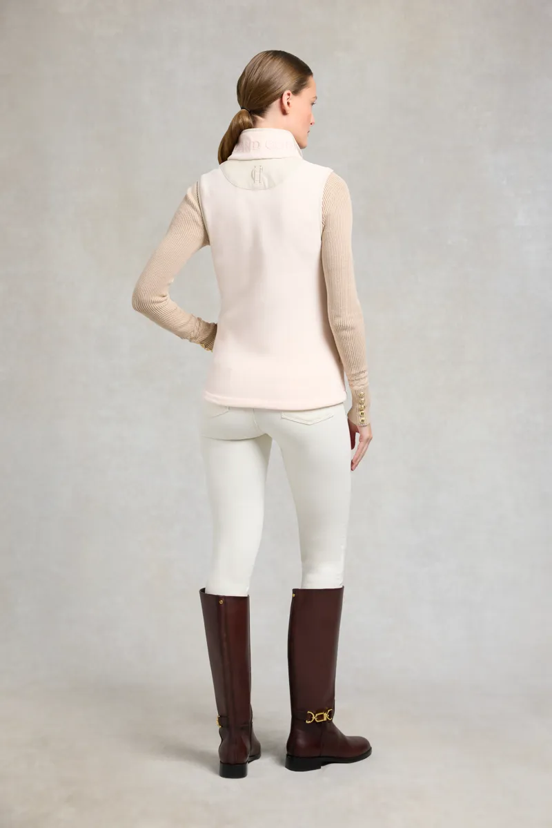 Holland Cooper Country Fleece Gilet - Palest Pink-3