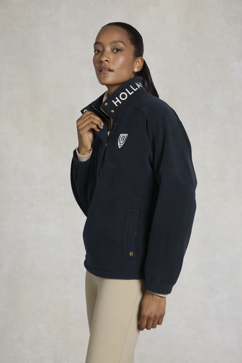 Holland Cooper Cranborne Over Head Fleece - Ink Navy-1