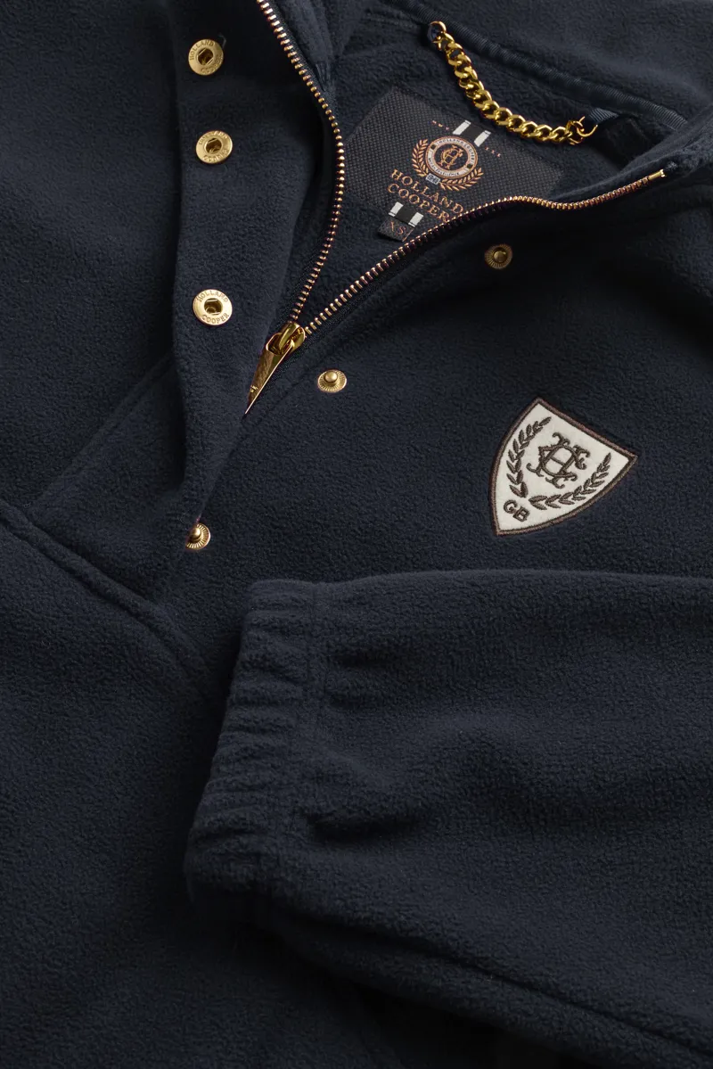 Holland Cooper Cranborne Over Head Fleece - Ink Navy-2