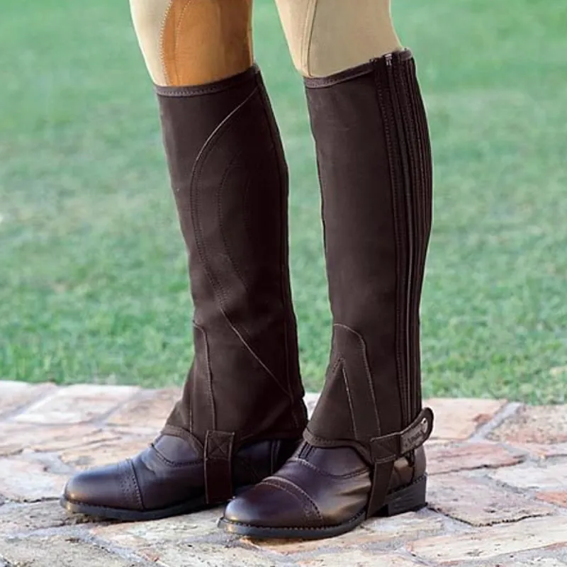 Dublin Easy-Care Half Chaps II Child Brown